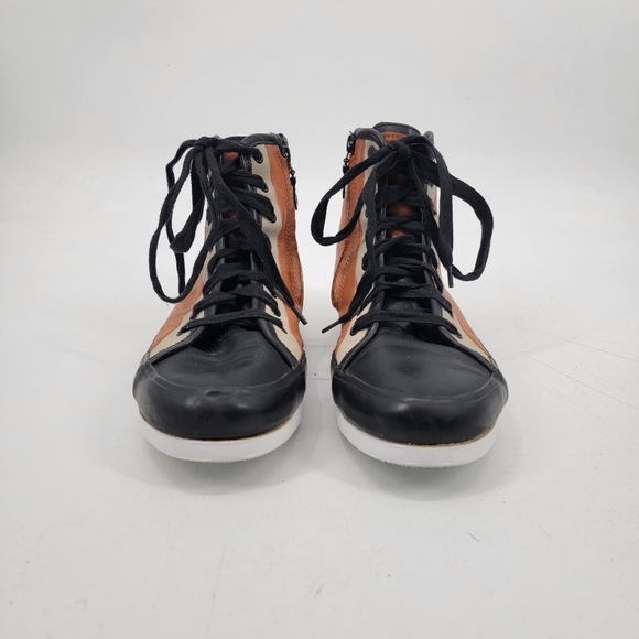 Camper Portol Boot Sneaker Hybrid EU 40 US 9 Tan Black Leather Neutral Shoes - Picture 3 of 16